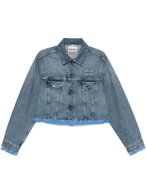 Denim jacket MIU MIU | GWB24716T1F0013